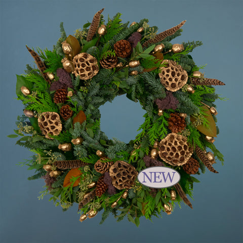 Golden Poppy Wreath