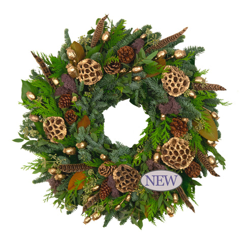 Golden Poppy Wreath